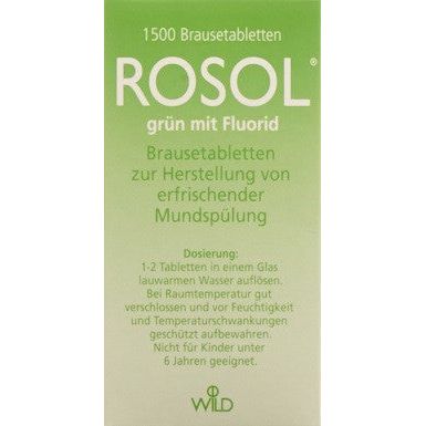 Rosol Fluorid Brausetabletten - COSMONDO