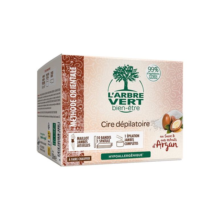 L'ARBRE VERT Enthaarungswachs Argan FR - COSMONDO