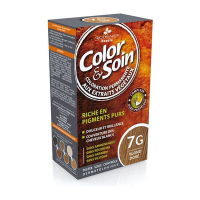 COLOR ET SOIN Coloration blond acajou 7M - COSMONDO