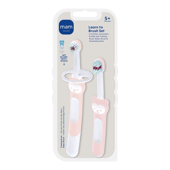 MAM Learn to Brush Set Zahnbürsten 5+m - COSMONDO