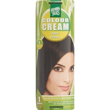 HENNA PLUS Colour Cream 3 dunkelbraun - COSMONDO