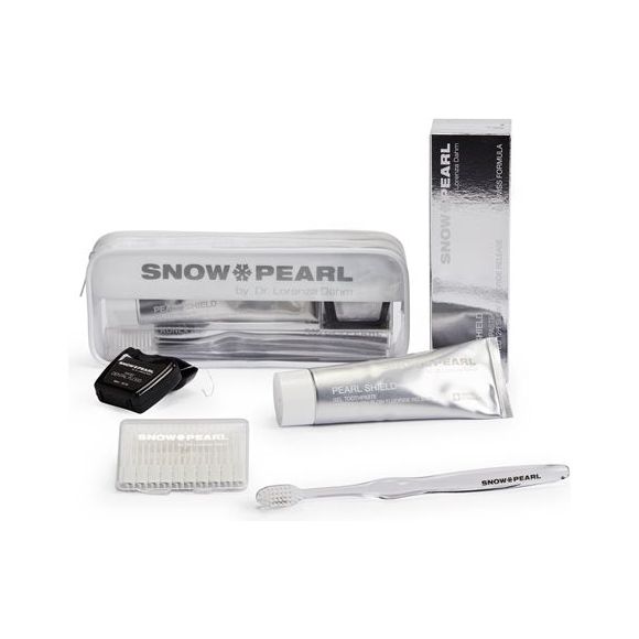 SNOW PEARL Travel Kit PEARL SHIELD weiss - COSMONDO