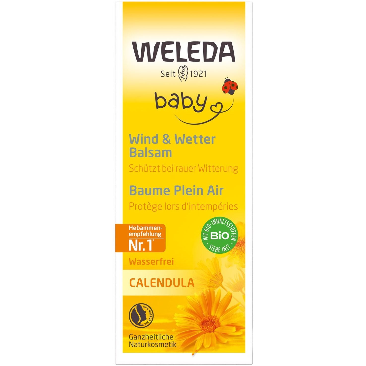 Weleda BABY CALENDULA Wind &amp; Wetter Balsam - COSMONDO