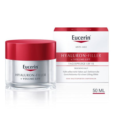 Eucerin HYALURON-FILLER + Volume-Lift Tagespflege trockene Haut  - COSMONDO