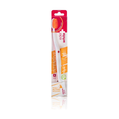 EDEL+WHITE Flosserbrush Zahnbürste Soft Intensiv - COSMONDO