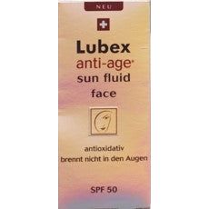 LUBEX ANTI-AGE sun fluid face SPF 50 - COSMONDO