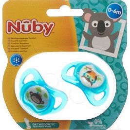 NUBY Nuggi Prisma orthodontisch 0-6 Monate - COSMONDO