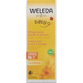 Weleda BABY CALENDULA Pflegecreme Körper &amp; Gesicht - COSMONDO