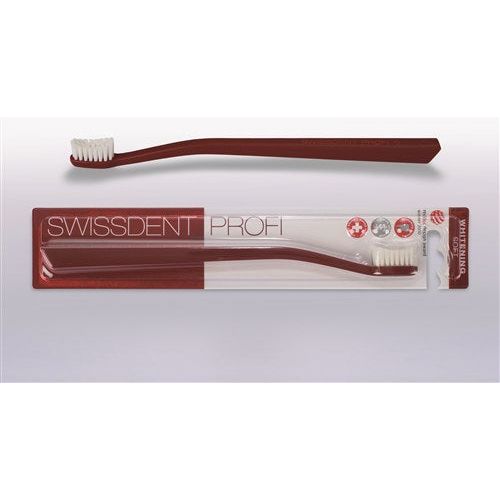 SWISSDENT Whitening Zahnbürste rot soft - COSMONDO