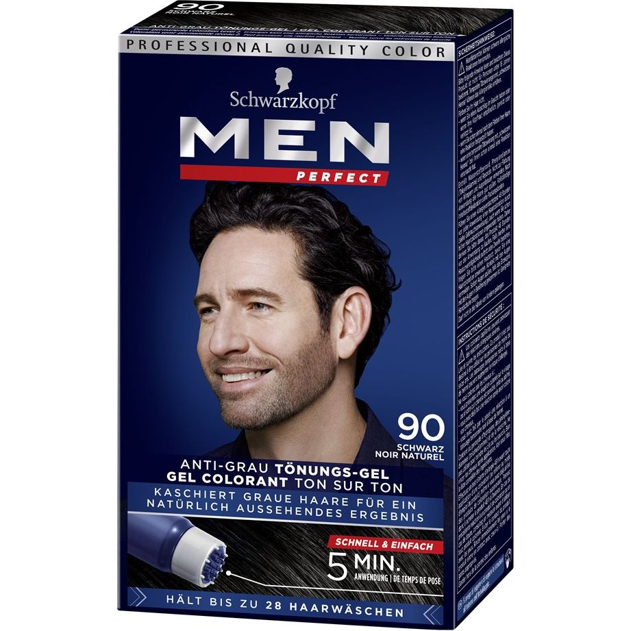 MEN PERFECT Tönung 90 Natur Schwarz - COSMONDO