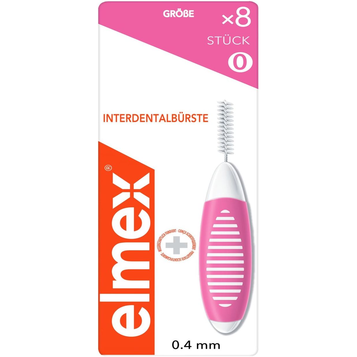 ELMEX Interdentalbürsten 0.4mm pink - COSMONDO