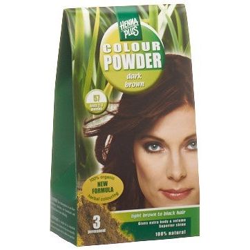 HENNA PLUS Colour Powder 57 braun - COSMONDO