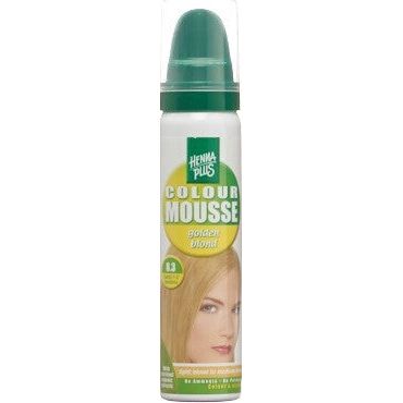 HENNA PLUS Colour Mousse Golden blond 8.3 - COSMONDO