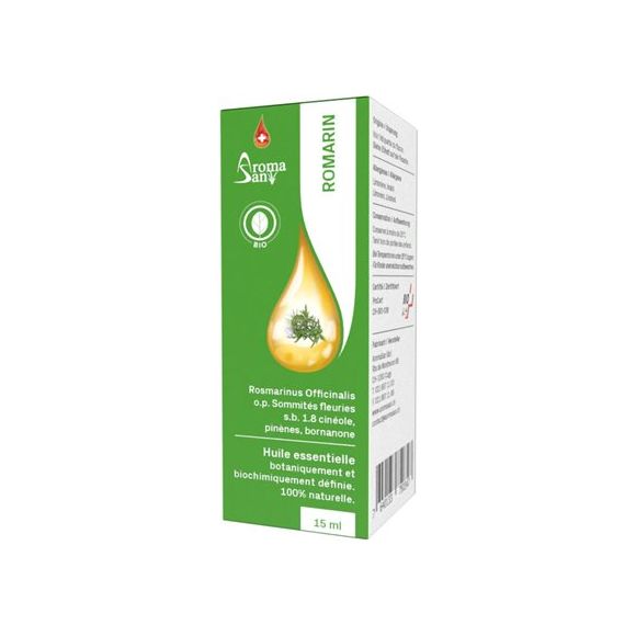 AROMASAN Rosmarin Äth/Öl 1.8 cin Schacht Bio - COSMONDO