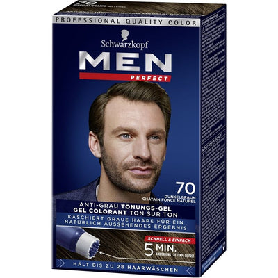 MEN PERFECT Tönung 70 Natur Dunkelbraun - COSMONDO