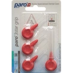 PARO 3STAR-GRIP 2mm xxx-fein rot zylin - COSMONDO