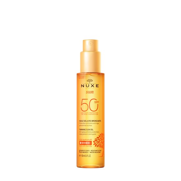 NUXE SUN Huile Bronz Vis&Corps Spf50 - COSMONDO