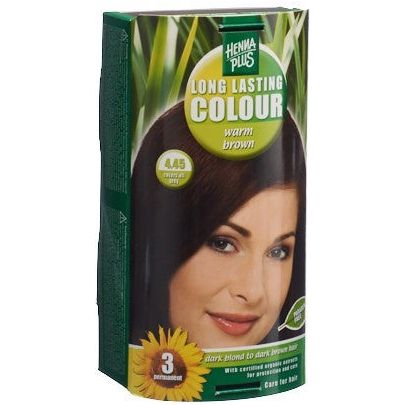 HENNA PLUS Long Last Colour warm brown 4.45 - COSMONDO