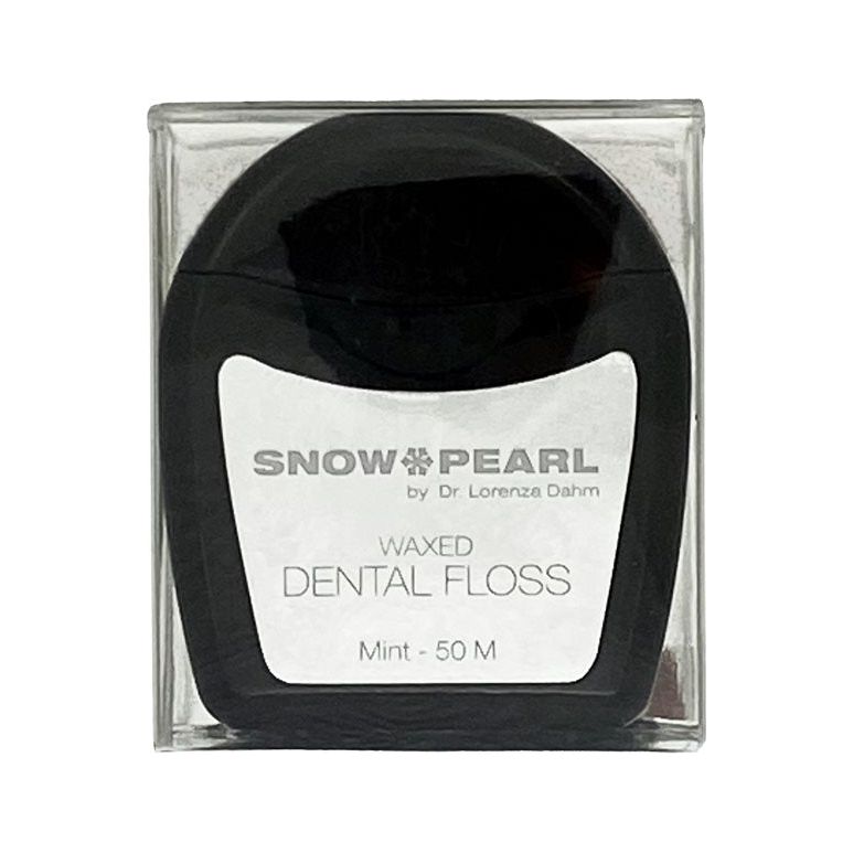 SNOW PEARL Zahnseide 50m gewachst Minze - COSMONDO