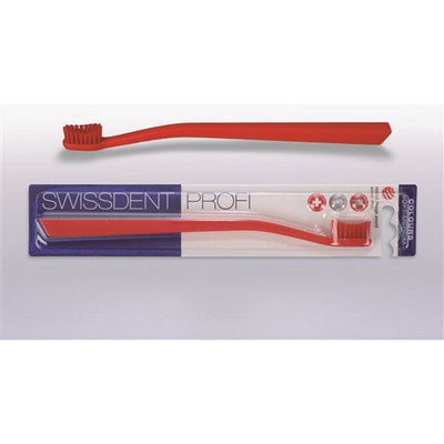 SWISSDENT Colours Zahnbürste rot soft-med - COSMONDO