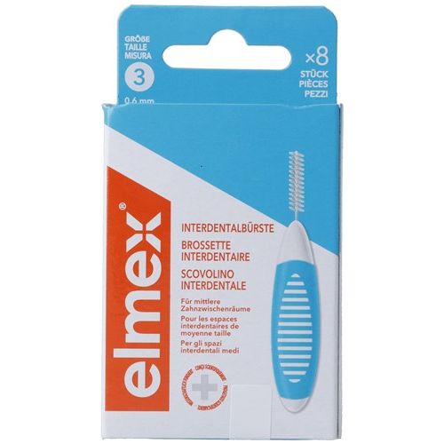 ELMEX Interdentalbürsten 0.6mm blau - COSMONDO