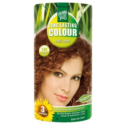 HENNA PLUS Long Last Colour café latte 7.54 - COSMONDO