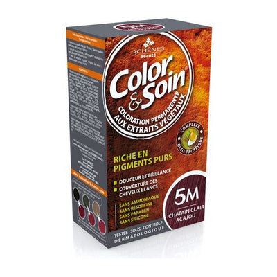 COLOR ET SOIN Coloration blond acajou 7M - COSMONDO