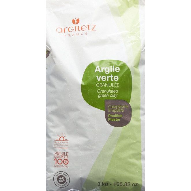 Argiletz Heilerde grün granuliert 3 kg - COSMONDO