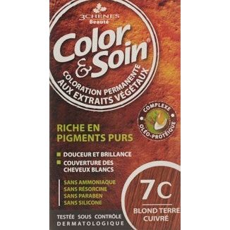 COLOR ET SOIN Coloration blond acajou 7M - COSMONDO