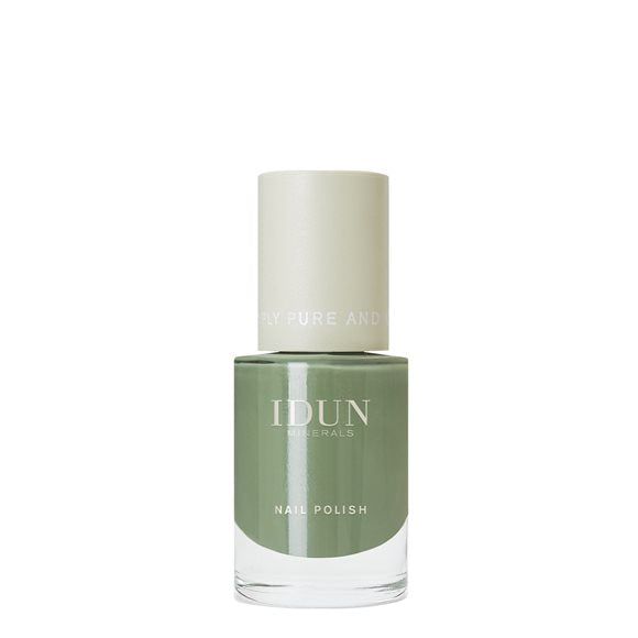 IDUN Minerals Nail Polish Jade Khaki Green - COSMONDO