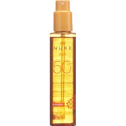 NUXE SUN Huile Bronz Vis&Corps Spf50 - COSMONDO