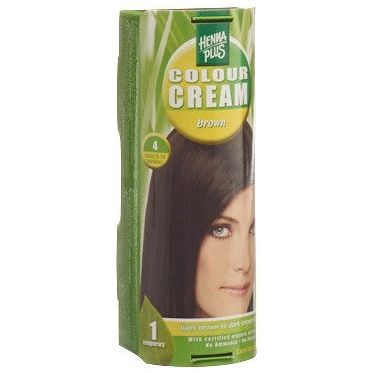 HENNA PLUS Colour Cream 4 braun - COSMONDO