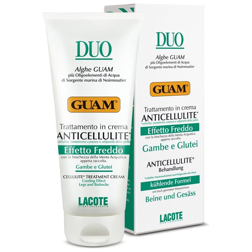 GUAM DUO Massagecreme bei Cellulite kühlend - COSMONDO