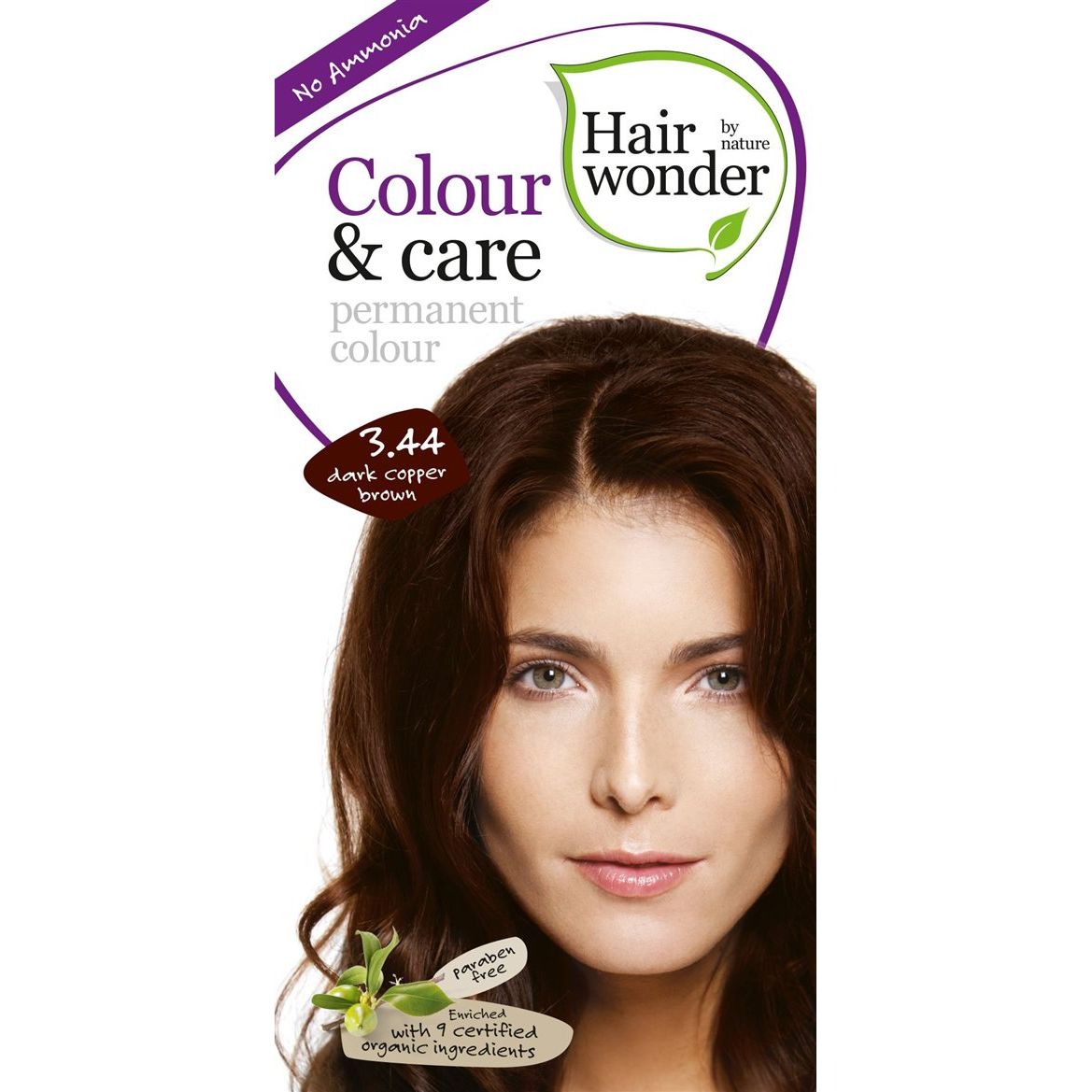 HENNA Hairwonder Colour & Care 3.44 dunkl kupferbr - COSMONDO