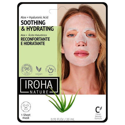 IROHA Maske Aloe/Gr Tea/Ginseng - COSMONDO