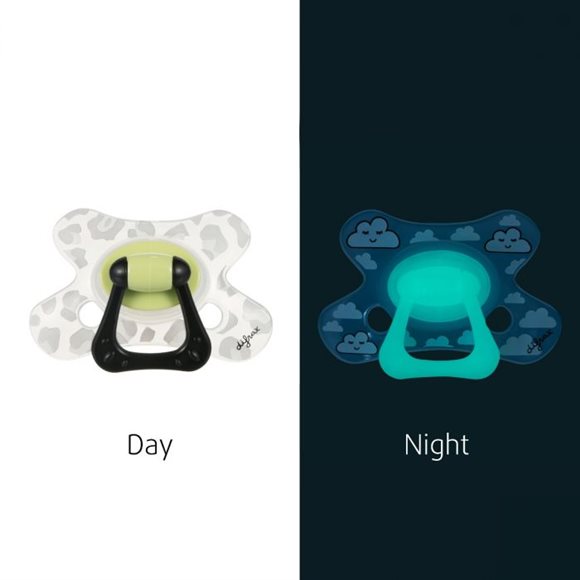 DIFRAX Nuggi Natural 12+M Night Silikon - COSMONDO