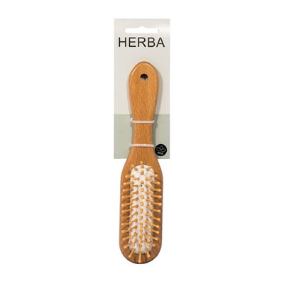 HERBA Haarbürste m Holzstift lang Buchenholz - COSMONDO