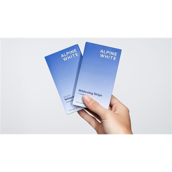 ALPINE WHITE Whitening Strips Sensitive f 7 Anwend - COSMONDO