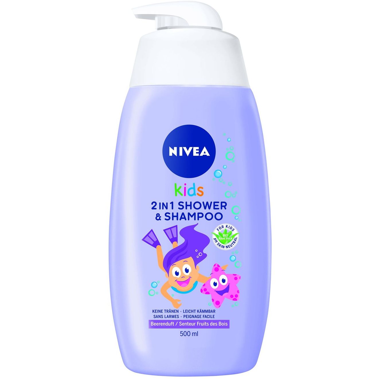 NIVEA Kids 2in1 Shower&Shampoo Girl Beerend - COSMONDO