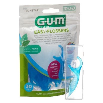 GUM Easy-Flossers Zahnseidesticks Cool Mint - COSMONDO