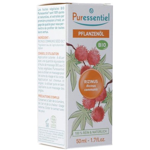 PURESSENTIEL Pflanzenöl Rizinus Bio - COSMONDO