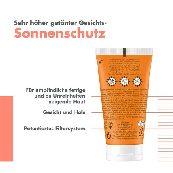 AVENE SUN Cleanance Sonne SPF50+ getönt - COSMONDO
