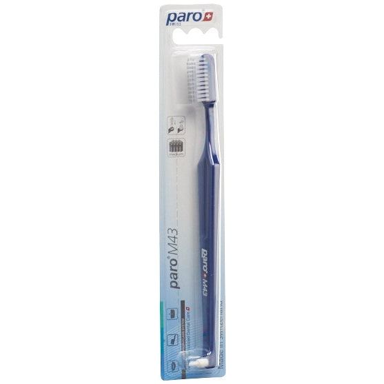 PARO Zahnbürste M43 medium 4-reihig mit Interspace - COSMONDO