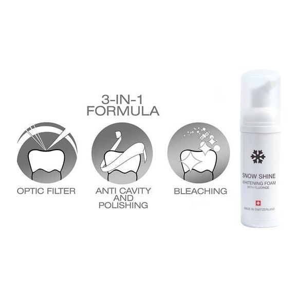 SNOW PEARL Whitening Foam SNOW SHINE Fluor - COSMONDO