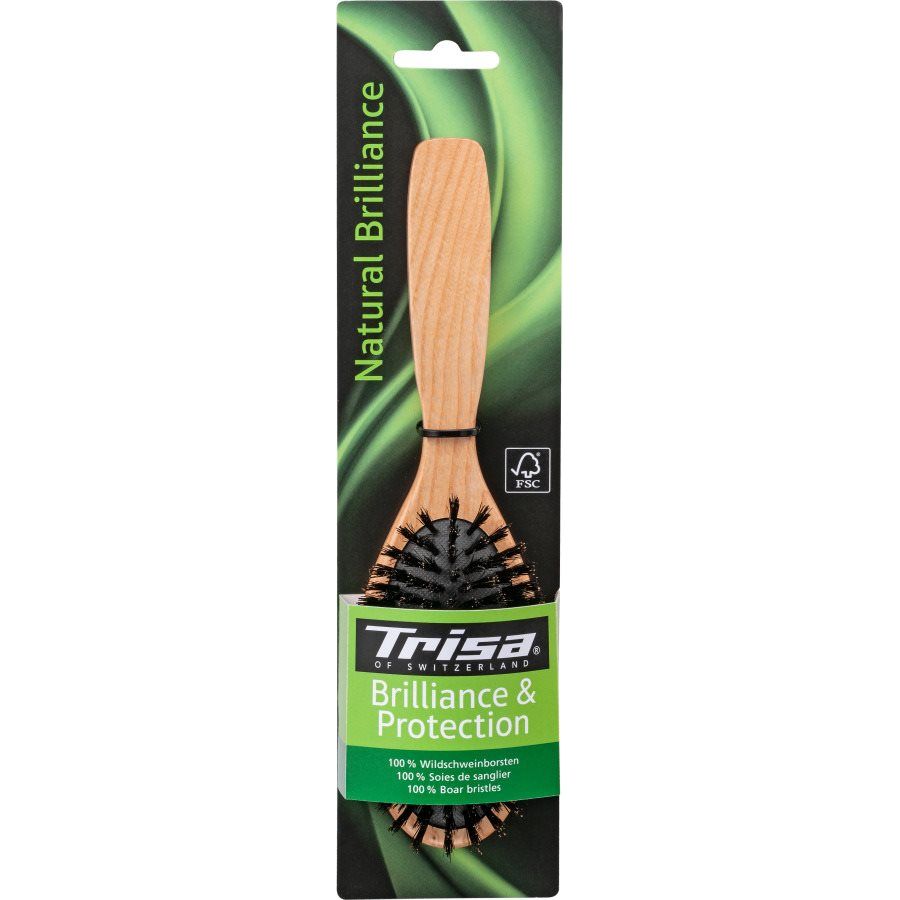 TRISA Natural Brilliance Haarbürste reine Borsten - COSMONDO