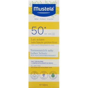 MUSTELA Sonnenschutz Sonnenmilch LSF50+