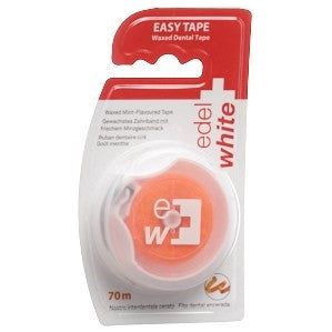 EDEL+WHITE Easy Tape gewachst Zahnseide 70m Minze - COSMONDO