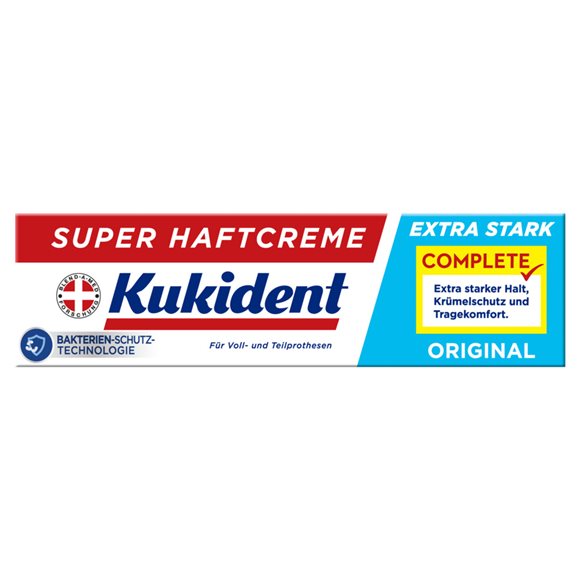 KUKIDENT Haftcreme Extra Stark Original - COSMONDO