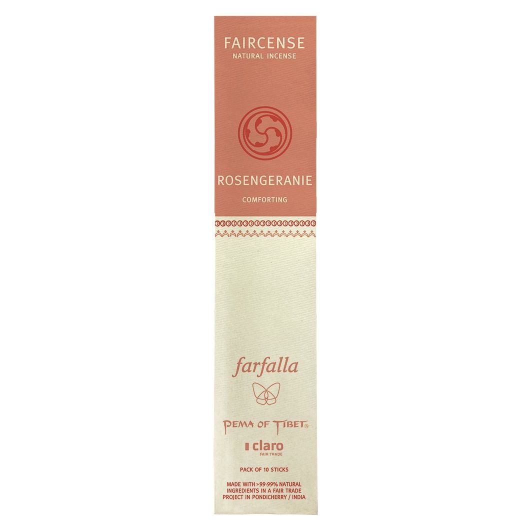 FAIRCENSE Räucherstäbchen Rosengeran/Comfor - COSMONDO