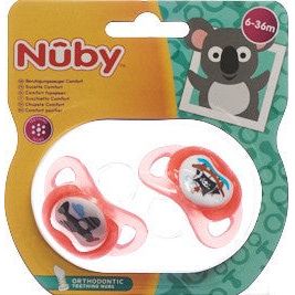 NUBY Nuggi Prisma orthodontisch 6-36 Monate - COSMONDO